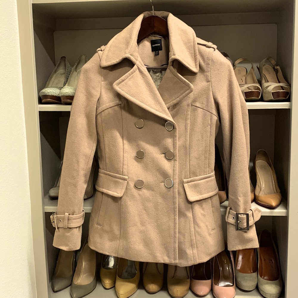 Express pea coat size XS
